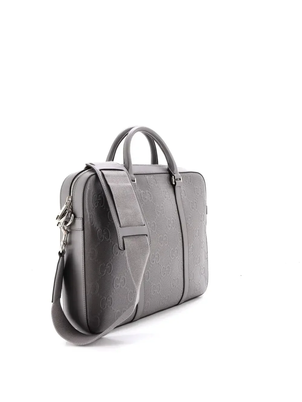 Gucci Briefcase Gg Embossed Perforated #320608G10B